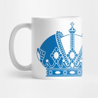 Imperial crown (blue and white) Mug